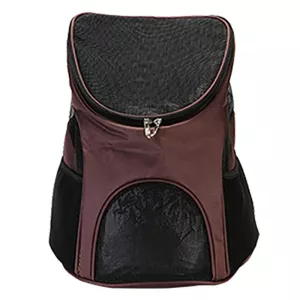 Skládací nylonový batoh pro domácí zvířata, rozměr: 45 x 36 x 31 cm (Hnědá) TopTechnology