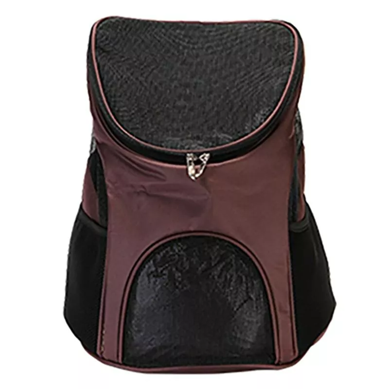 Skládací nylonový batoh pro domácí zvířata, rozměr: 45 x 36 x 31 cm (Hnědá) TopTechnology