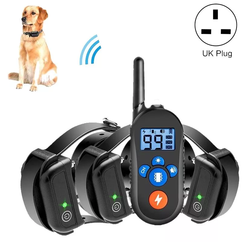 800m Dálkový Ovladač Elektronický Obojek pro Výcvik Psů - Styl 556-3 (UK Plug) TopTechnology