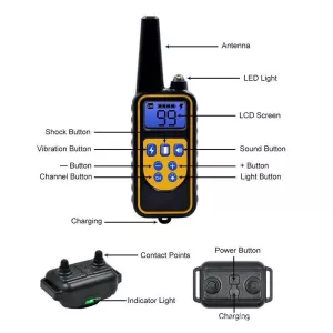 Bark Stopper zařízení pro výcvik psů s elektrickým šokem a vibracemi (UK Plug) TopTechnology Bark Stopper zařízení pro výcvik psů s elektrickým šokem a vibracemi (UK Plug) TopTechnology