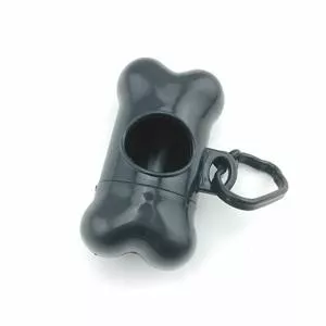 Dispenzér na psí výkaly s taškami pro odpadky - černý TopTechnology