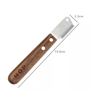 HOP Terrier Dog Plucking Knife - Nástroj pro úpravu srsti psů levá ruka TopTechnology