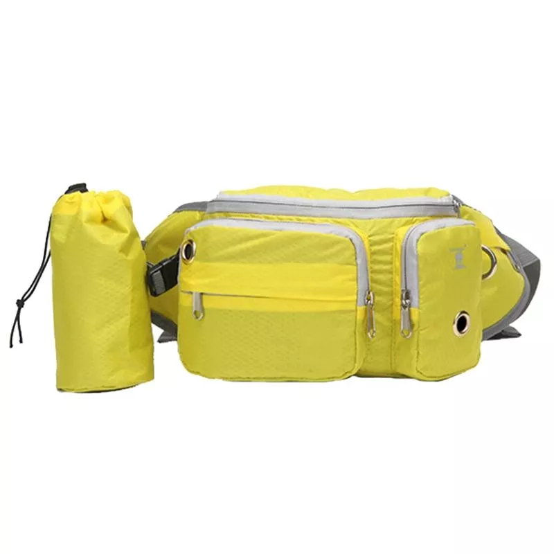 Lovoyager Taška na trénink psů – Outdoor, s kapsou na pamlsky (Žlutá) TopTechnology