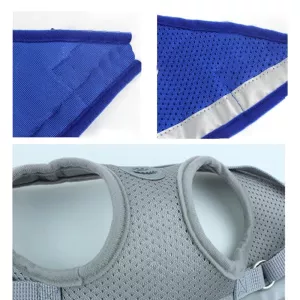 Nastavitelný polyesterový síťový reflexní vestový vodítko pro psa, velikost S (červená) TopTechnology