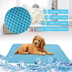 Letní chladící podložka pro psy a kočky 50x40 cm (modrá) TopTechnology