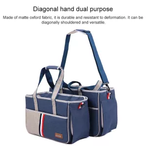 DODOPET Outdoor Přenosná Taška pro Kočky a Psy, Velikost: 43 x 19 x 26 cm (Šedá) TopTechnology DODOPET Outdoor Přenosná Taška pro Kočky a Psy, Velikost: 43 x 19 x 26 cm (Šedá) TopTechnology