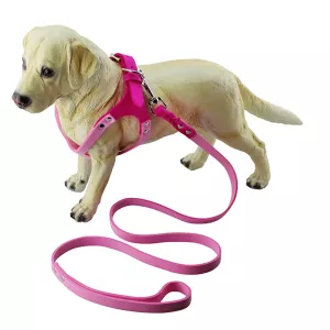 Hrudní popruh pro psy z mikrovlákna, velikost L (magenta) TopTechnology