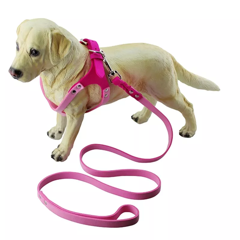 Hrudní popruh pro psy z mikrovlákna, velikost L (magenta) TopTechnology
