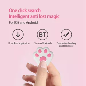 HYC09 Mini Pet Smart Wear GPS Bluetooth Locator Tracker pro domácí mazlíčky (modrý) TopTechnology