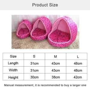 Psí a kočičí dům v tvaru jurt, velikost L, 42*48*48cm (růžový) TopTechnology Psí a kočičí dům v tvaru jurt, velikost L, 42*48*48cm (růžový) TopTechnology