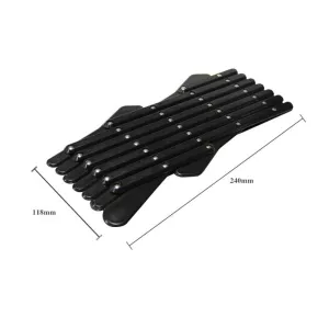 Ochranná mřížka pro okno auta pro domácí mazlíčky - skládací, rozměry 24x11.8x1.2cm (černá) TopTechnology