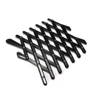 Ochranná mřížka pro okno auta pro domácí mazlíčky - skládací, rozměry 24x11.8x1.2cm (černá) TopTechnology