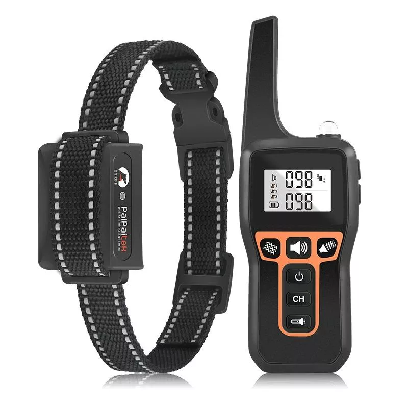 PaiPaitek PD529V-1 Tréninkový obojek proti štěkání s vibrací a dálkovým ovládáním 1000M TopTechnology