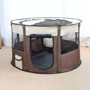 Pet Tent Dog Breeding Chamber Cat Delivery Room - Extra Large 55x110cm (Hnědá) TopTechnology
