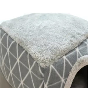 Uzavřený kočičí pelíšek Cat Nest Capsule L (černý) - pro všechny roční období TopTechnology