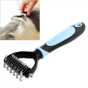 Hřeben na srst pro psy a kočky - modrý TopTechnology Hřeben na srst pro psy a kočky - modrý TopTechnology