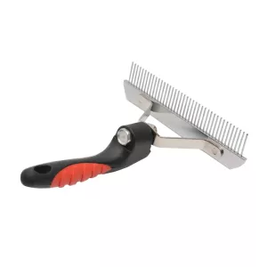 Hřeben pro psy Big Dog z nerezové oceli s gumovou rukojetí 17,0x16,0cm TopTechnology Hřeben pro psy Big Dog z nerezové oceli s gumovou rukojetí 17,0x16,0cm TopTechnology