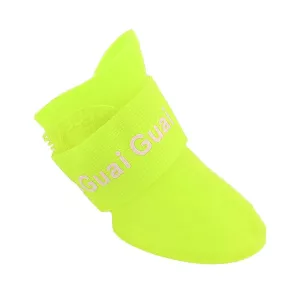 Dětské neprůstřelné gumové boty pro psy Lovely Pet, žluté, velikost M (5.0 x 4.0 cm) TopTechnology Dětské neprůstřelné gumové boty pro psy Lovely Pet, žluté, velikost M (5.0 x 4.0 cm) TopTechnology
