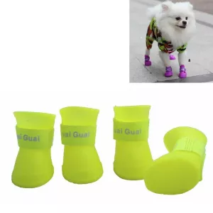 Dětské neprůstřelné gumové boty pro psy Lovely Pet, žluté, velikost M (5.0 x 4.0 cm) TopTechnology Dětské neprůstřelné gumové boty pro psy Lovely Pet, žluté, velikost M (5.0 x 4.0 cm) TopTechnology