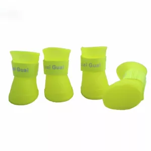 Oblečení pro psy Lovely Pet - voděodolné gumové boty, S, 4.3 x 3.3 cm (Žluté) TopTechnology Oblečení pro psy Lovely Pet - voděodolné gumové boty, S, 4.3 x 3.3 cm (Žluté) TopTechnology