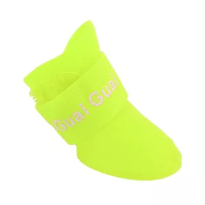 Oblečení pro psy Lovely Pet - voděodolné gumové boty, S, 4.3 x 3.3 cm (Žluté) TopTechnology Oblečení pro psy Lovely Pet - voděodolné gumové boty, S, 4.3 x 3.3 cm (Žluté) TopTechnology