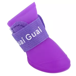 Pohodlné gumové boty pro psy v purpurové, velikost S TopTechnology Pohodlné gumové boty pro psy v purpurové, velikost S TopTechnology