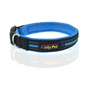 Reflexní polyesterový obojek pro psy, velikost S, 2.0*35*40cm (modrý) TopTechnology