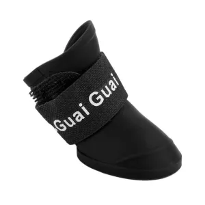 Lovely Pet Dog Shoes: Voděodolné gumové boty pro psy (M, Černé) TopTechnology Lovely Pet Dog Shoes: Voděodolné gumové boty pro psy (M, Černé) TopTechnology