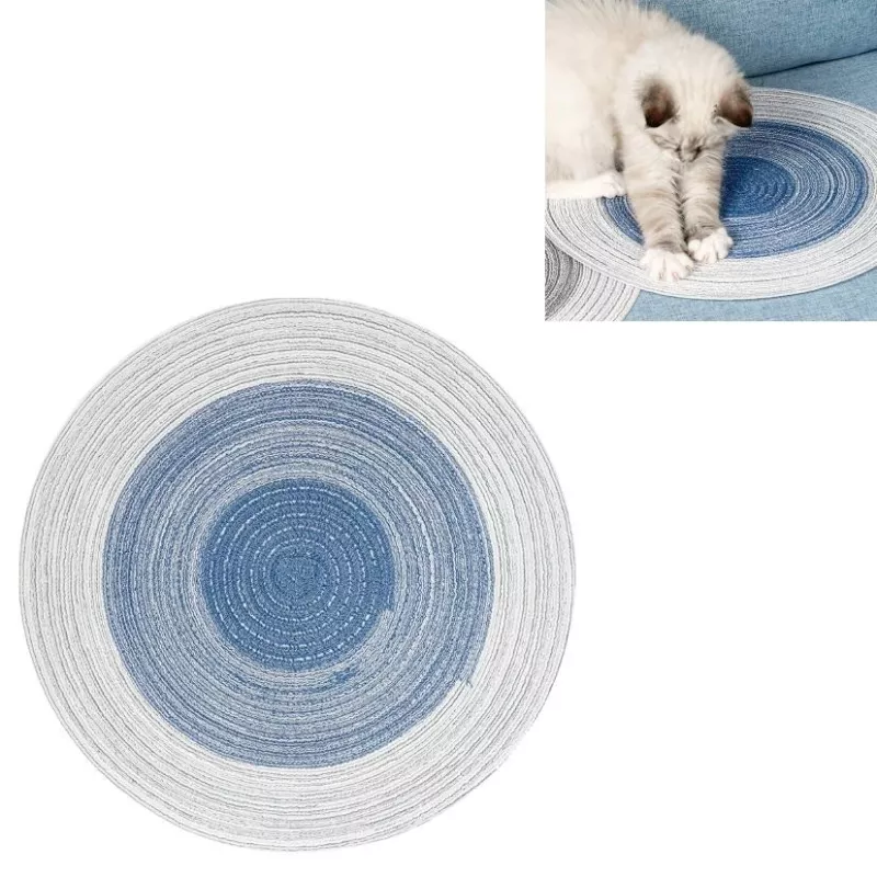 Ruční pletená škrábací deska pro kočky - Pet Supplies (modrá) TopTechnology