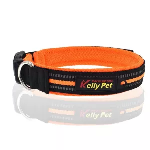 Reflexní obojek pro psy z polyesteru - S, 2.0*35*40cm (oranžový) TopTechnology Reflexní obojek pro psy z polyesteru - S, 2.0*35*40cm (oranžový) TopTechnology