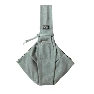 Taška pro domácí zvířata z bavlny - šedá, nosnost do 12 kg TopTechnology Taška pro domácí zvířata z bavlny - šedá, nosnost do 12 kg TopTechnology