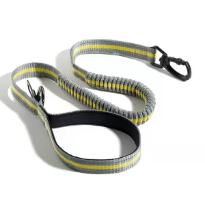 Vodítko pro psy - reflexní elastické vodítko s nylonovým popruhem (Žluté) TopTechnology Vodítko pro psy - reflexní elastické vodítko s nylonovým popruhem (Žluté) TopTechnology