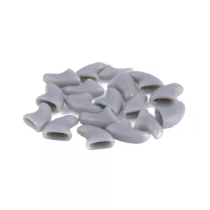 20 PCS silikonové měkké krytky na drápky pro kočky L (Šedá) TopTechnology 20 PCS silikonové měkké krytky na drápky pro kočky L (Šedá) TopTechnology