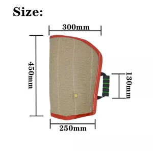 Chránič ruky pro výcvik psů Red Twill Jute - otevřený rukáv TopTechnology Chránič ruky pro výcvik psů Red Twill Jute - otevřený rukáv TopTechnology