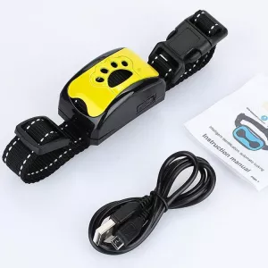 Dobíjecí vodotěsný inteligentní identifikační automatický zámek pro zastavení štěkání (zelený) TopTechnology