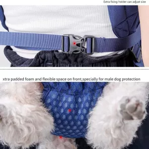 Doglemi batoh pro psy a kočky, modrý, velikost M TopTechnology