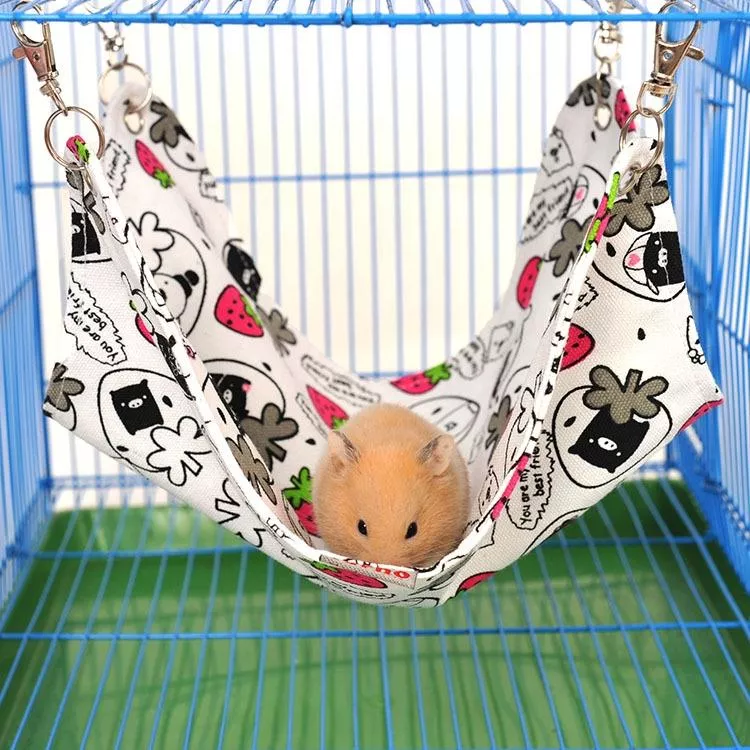 Pet Canvas Hammock - Houpací síť pro kočky a malé hlodavce, 33x30 cm TopTechnology