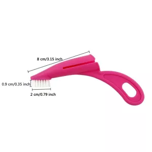 Pet Finger Toothbrush pro kočky a psy - měkký kartáč (Růžová červená) TopTechnology