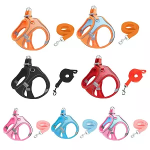 TM050 Vodítko pro domácí zvířata s hrudním popruhem L (Modro-růžové) TopTechnology TM050 Vodítko pro domácí zvířata s hrudním popruhem L (Modro-růžové) TopTechnology