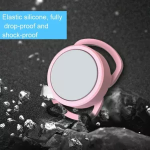 2 ks silikonový ochranný obal proti ztrátě pro AirTag 2. a 1. generace (24mm, Černá+Bílá) TopTechnology