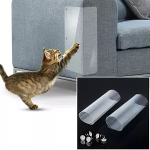 2ks/pack Ochranné PVC samolepky proti poškrábání pro kočky, velikost: 30x45cm TopTechnology 2ks/pack Ochranné PVC samolepky proti poškrábání pro kočky, velikost: 30x45cm TopTechnology