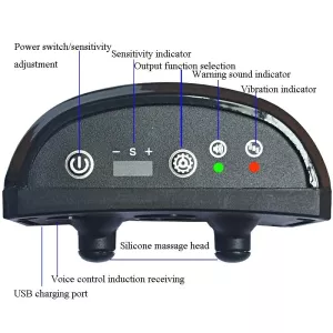 Dobíjecí vodotěsný inteligentní identifikační automatický zámek pro zastavení štěkání (Světlá černá) TopTechnology Dobíjecí vodotěsný inteligentní identifikační automatický zámek pro zastavení štěkání (Světlá černá) TopTechnology