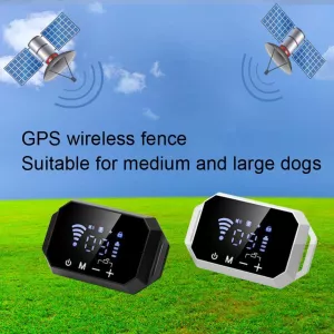 Elektronický obojek pro psy se smart GPS bezdrátovým plotem (černý) TopTechnology Elektronický obojek pro psy se smart GPS bezdrátovým plotem (černý) TopTechnology