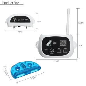KD-661 500m Bezdrátový elektrický obojek pro psy a domácí mazlíčky (UK Plug) TopTechnology