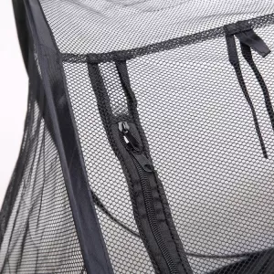 MQ-DZ55 Skládací úložný stan pro domácí zvířata - cestovní kotec pro kočky a psy (zelený spodní část, černá síť) TopTechnology