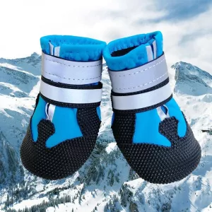 Odolné a neklouzavé voděodolné boty pro psy střední a velké (L Lake Blue) TopTechnology Odolné a neklouzavé voděodolné boty pro psy střední a velké (L Lake Blue) TopTechnology