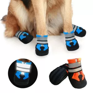 Odolné a neklouzavé voděodolné boty pro psy střední a velké (L Lake Blue) TopTechnology Odolné a neklouzavé voděodolné boty pro psy střední a velké (L Lake Blue) TopTechnology