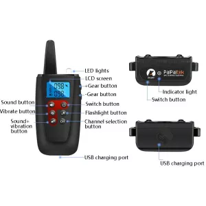 Elektронický výcvikový obojek PaiPaitek PD526V-2 TopTechnology