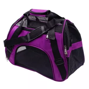 Přenosný batoh pro domácí zvířata - medium (fialový) TopTechnology