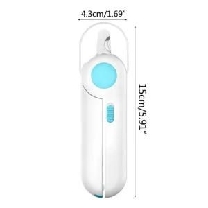 Zastřihovače nehtů pro domácí zvířata s LED osvětlením (modré) TopTechnology Zastřihovače nehtů pro domácí zvířata s LED osvětlením (modré) TopTechnology
